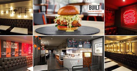 The food that built america. American 'BUILT Custom Burgers' opens first UK branch in ...