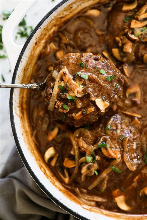 Break out the bbq and worcestershire sauces to make this easy salisbury steak. Easy Salisbury Steak (Paleo + Whole30) | Recipe | Easy ...