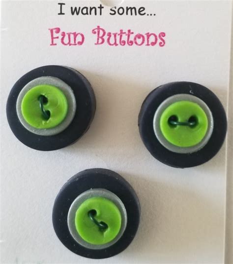 Set Of 3 Fun Buttons Seahawks Circles