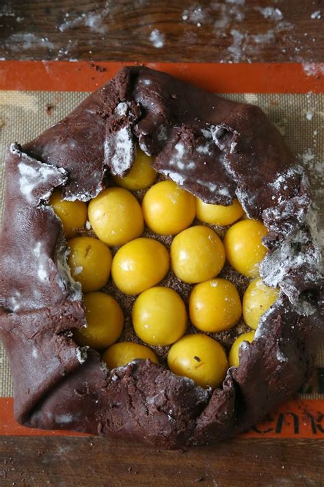 Recipe Chocolate Galette With Yellow Plums Food Processor Recipes