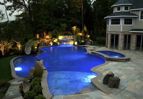 Nj Pool Company Debuts New Pool Features For Luxury Swimming Pools Swimming Pools Backyard