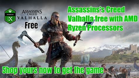 Free Assassin S Creed Valhalla Game With Amd Ryzen Processors