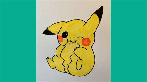 Hướng Dẫn Vẽ Và Tô Màu Pikachu Đơn Giản How To Draw Pikachu Pokemon