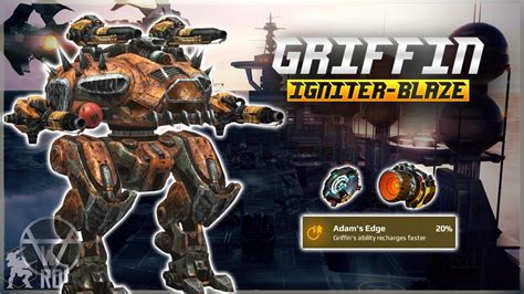 Wr Igniter Blaze Scavenger Griffin Gameplay War Robots Youtube