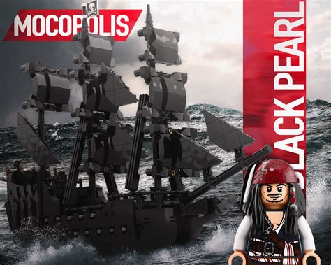 Lego Moc Pirates Of The Caribbean Black Pearl Ship By Mocopolis