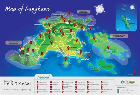 Langkawi Malaysia Map