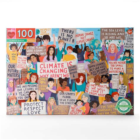 Climate Action 100 Piece Puzzle By Eeboo Ram Shop