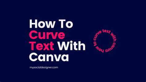Add Curved Text Using Canva — Canva Templates For Entrepreneurs