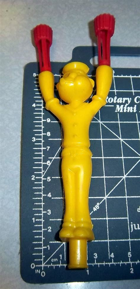 vintage 1960 popeye figure bubble pipe plastic hard to find collectible 4116620406