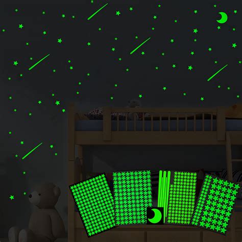 Buy Realistic Glow In The Dark Stars And Moon 500pcs Glow Stars And