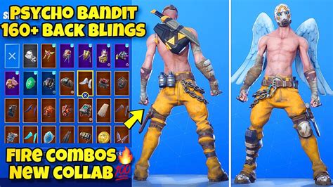 Top 10 *best* fortnite skin combos ranked worst to best! NEW "PSYCHO BANDIT" SKIN Showcased With 160+ BACK BLINGS ...