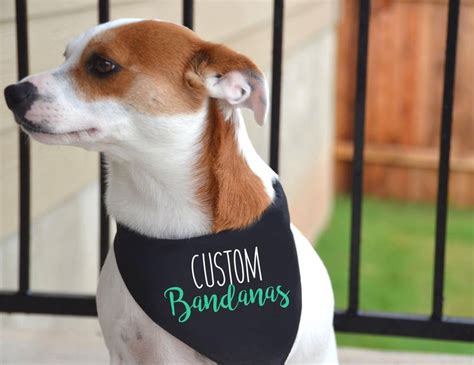 Custom Dog Bandanas Tie On Dog Bandana Dog Bandana Etsy