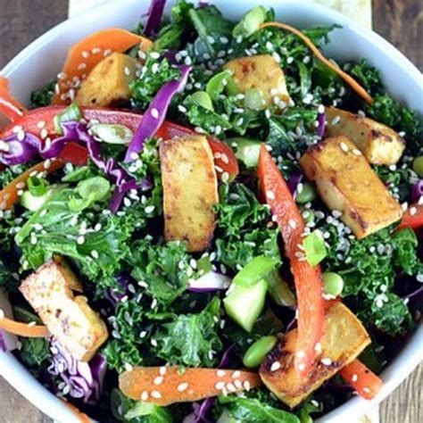 Maybe you would like to learn more about one of these? Asian Kale & Tofu Salad Recipe | Yummly | Recipe | Kale ...