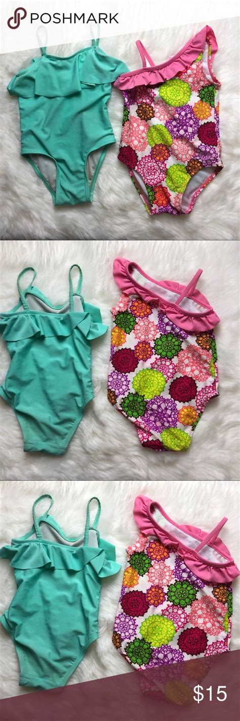 3t Girls Swimsuit Bundle Lot Of 2 Bathing Suits Girls Swimsuit