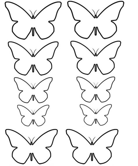 Moldes Mariposas Para Descargar E Imprimir Free Printable Butterfly