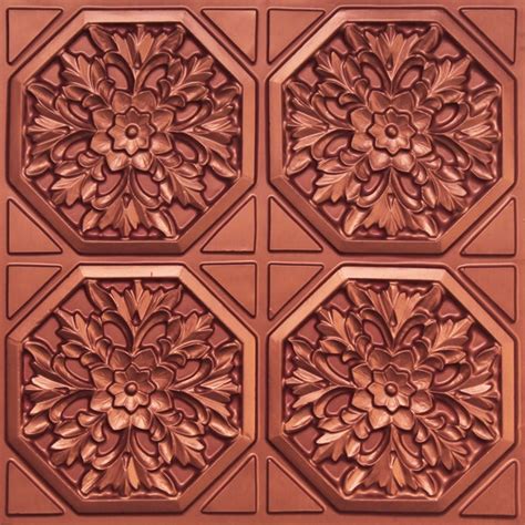 Decorative ceiling tiles has what you need for your diy ceiling project. D108 PVC CEILING TILE 24X24 GLUE UP - COPPER - FAUX TIN ...