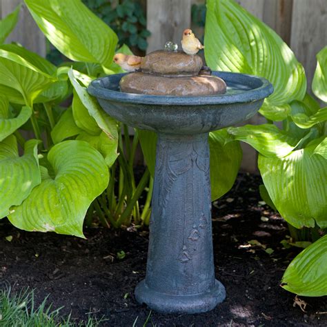 If you purchase a bath or fountain with a. Haven Bird Bath Fountain at Hayneedle