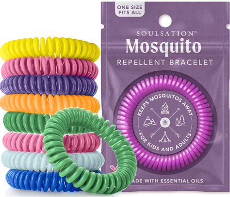 Soulsation Mosquito Repellent Bracelets 15 Pack Deet Free