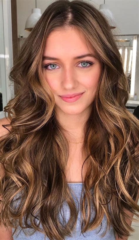 Best Brown Hair Colour Ideas With Highlights And Lowlights Baby