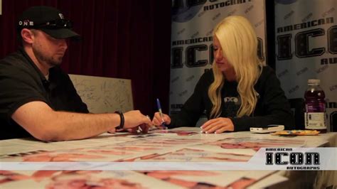 Tna Knockout Angelina Love Private Signing 2012 For American Icon