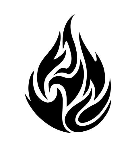 29 Best Small Flame Outline Tattoo Image Hd