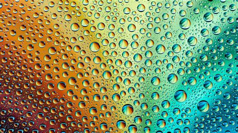 Drops Water Rainbow 4k Hd Abstract Wallpapers Hd Wallpapers Id 46374