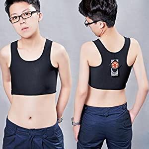Amazon Com Aivtalk Les Lesbian Tomboy Short Vest Chest Binder 3 Row