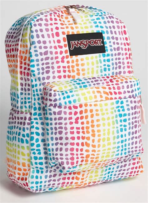 Rainbow Jansport Backpack For School Wil Go With Any Outfit