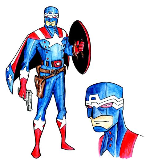 Captain America Redesign By Piotrov On Deviantart