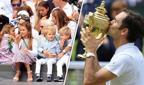 He said, i've struggled with my children, you know. Roger Federer Wimbledon: Winner in tears as children see ...