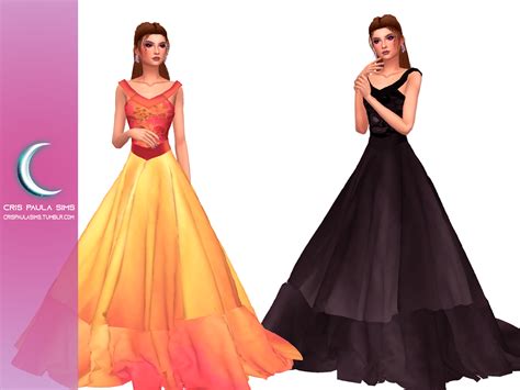 The Sims 4 Princess Fairy Dress Cris Paula Sims