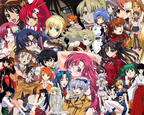 Anime Girls Collage By Superzproductions On Deviantart