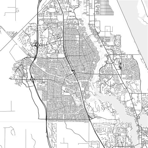 Map Of Florida With Port St Lucie Free Printable Maps