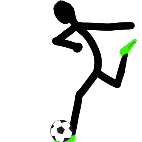 Kicking A Soccer Ball 
