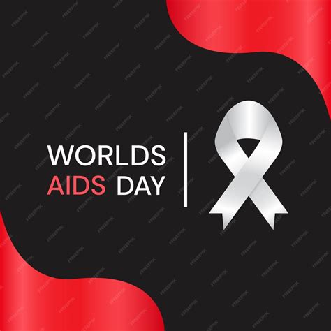 premium vector world aids day poster design collection