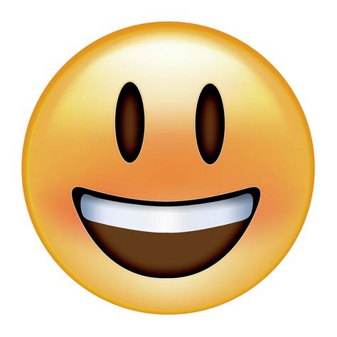 Emoji Big Smile Digital Art By Ali Lynne Pixels