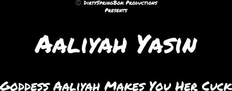 Watch Online Aaliyah Yasin Aka Aaliyahyasin Onlyfans Trailer Goddess