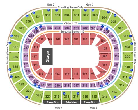 United Center Seating Chart And Maps Chicago