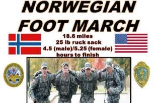 Army Norwegian Foot March Badge