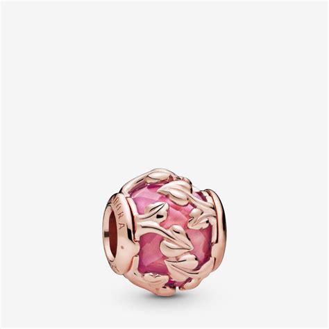 Oficiali internetinė pandora parduotuvė lietuvoje! Pandora Rose Pink Decorative Leaves Charm, Pandora Rose ...
