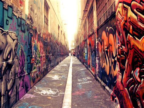 Graffiti Alley Bourke Street Melbourne Travel Bugs Travel Street