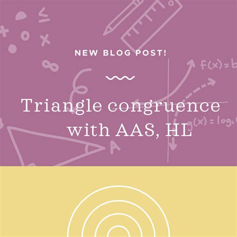 Triangle Congruence With Aas Hl Krista King Math Online Math Help