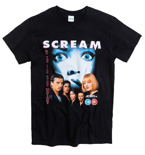 Black Scream T-Shirt from Homage Tees | Nerdy outfits, Movie t shirts