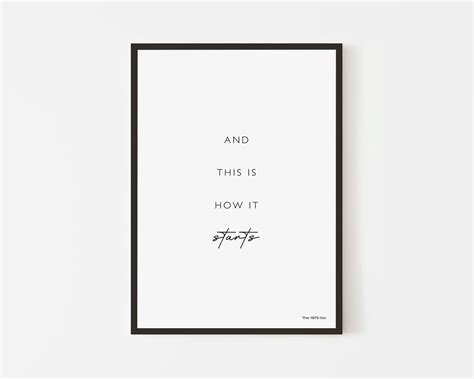 The 1975 Sex Lyrics Print Music Poster A5 A4 A3 Etsy Free Download Nude Photo Gallery