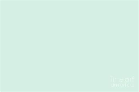 Light Pastel Green Solid Color Inspired By Mint Whisper