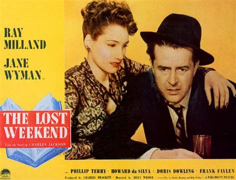 booze movies the 100 proof film guide news the lost weekend added to the national film registry