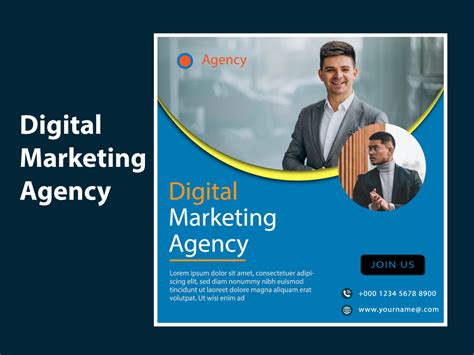 Digital Marketing Agency Social Media Banner Template Design Search