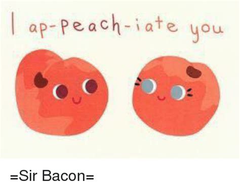 Loop and cringe warning just gonna finish this meme before exams because yes original meme: I Ap Peach Iate You =Sir Bacon= | Meme on ME.ME