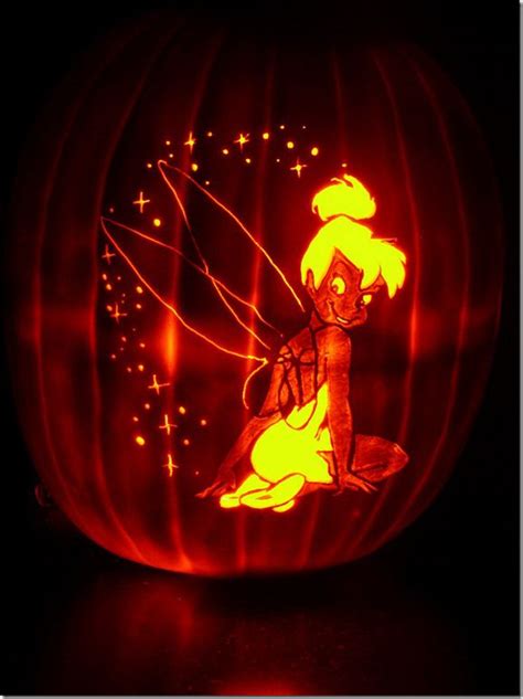 Tinkerbell Disney Pumpkin Carving