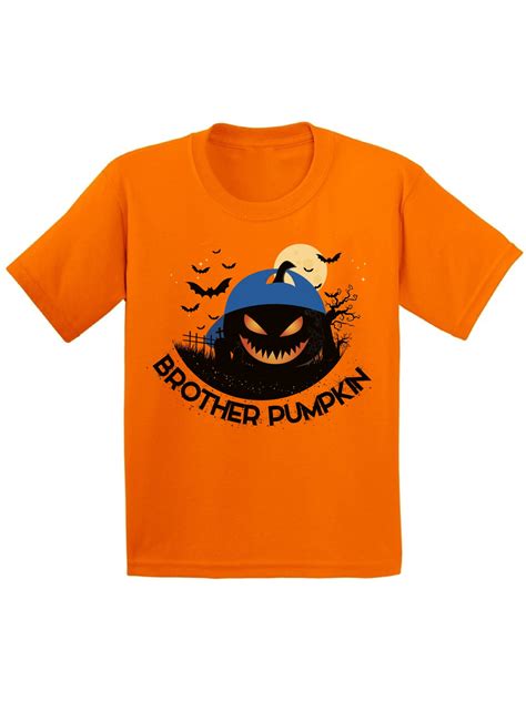 Awkward Styles Halloween T Shirt Brother Pumpkin Kids T Shirts